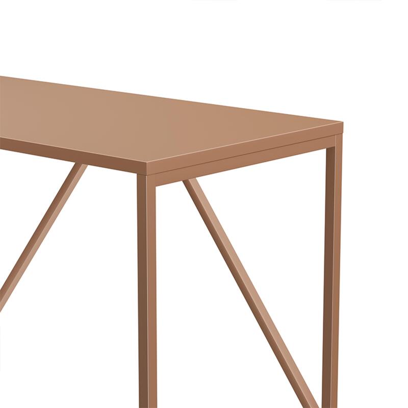 Bureau uni en métal 120 x 60 cm  (4/6)