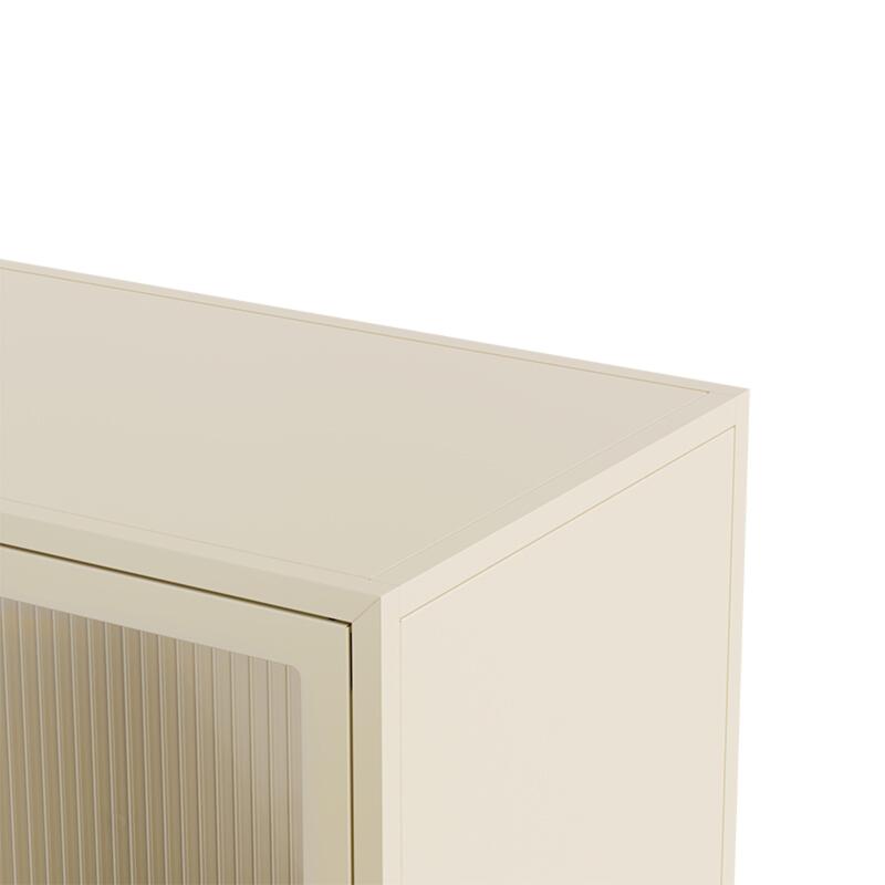 Buffet en métal 3 portes 120 cm  