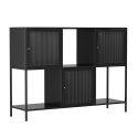 Buffet en métal 3 portes 120 cm  