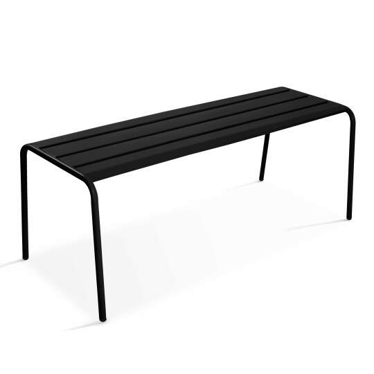 Banc de jardin en acier thermolaqué