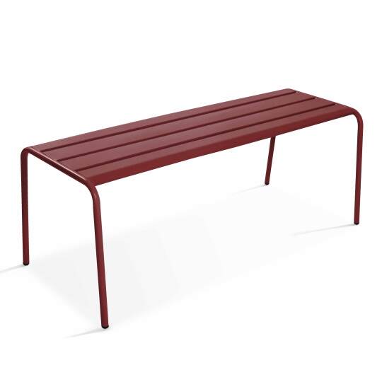 Banc de jardin en acier thermolaqué