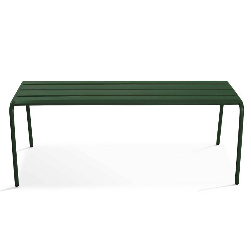 Banc de jardin en acier thermolaqué