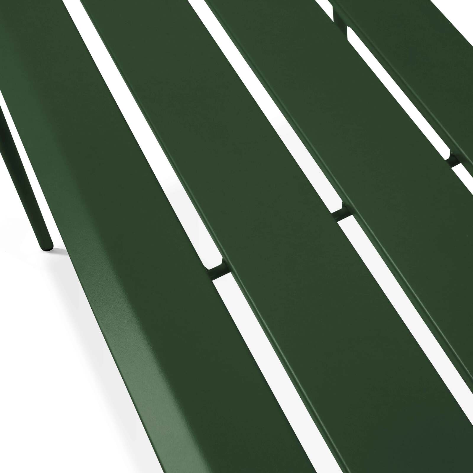 Banc de jardin en acier thermolaqué