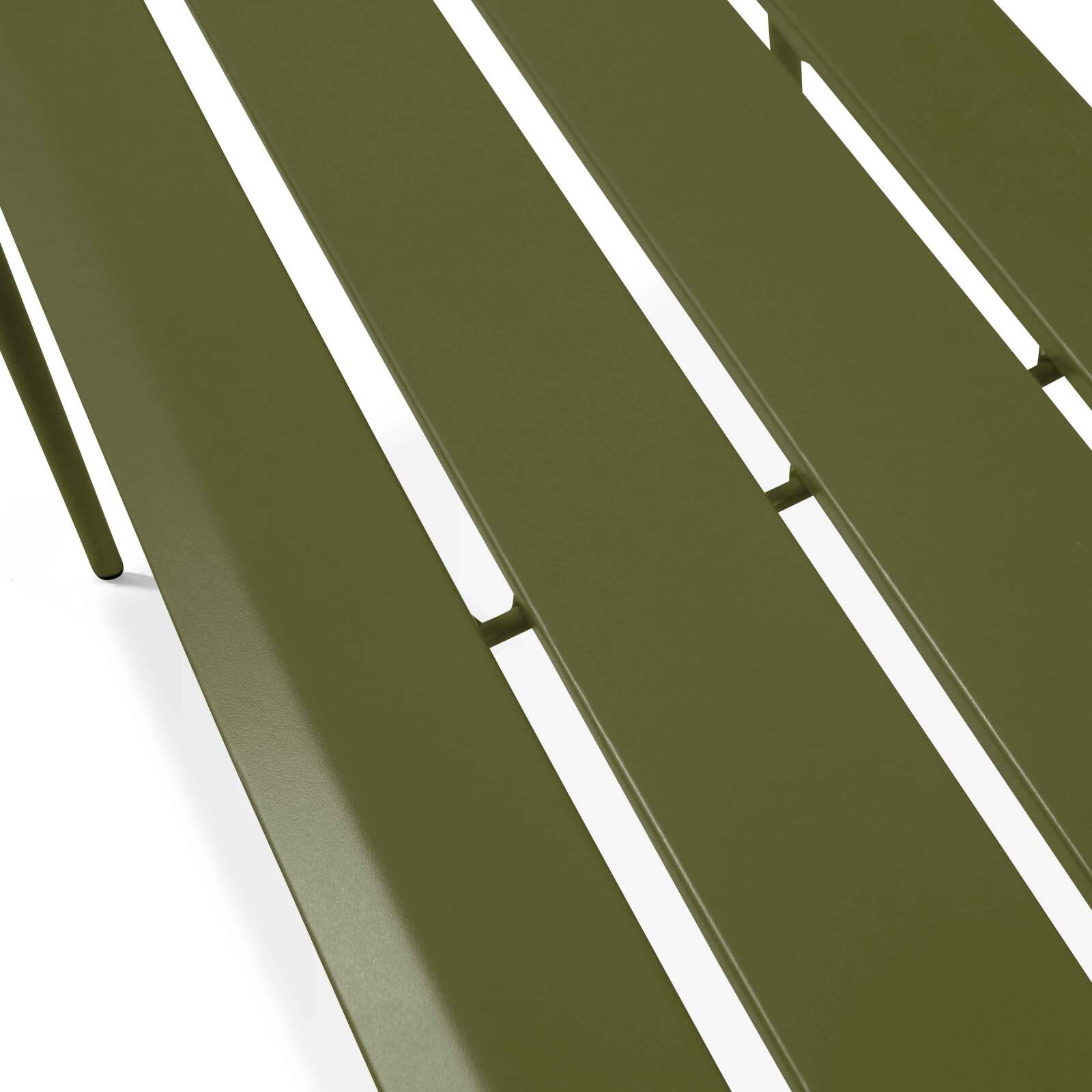 Banc de jardin en acier thermolaqué