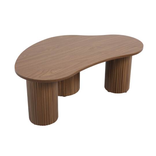 Table basse design forme organique 100x60 cm | Oviala