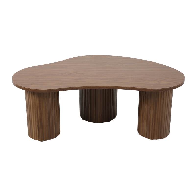 Table basse design forme organique 100x60 cm