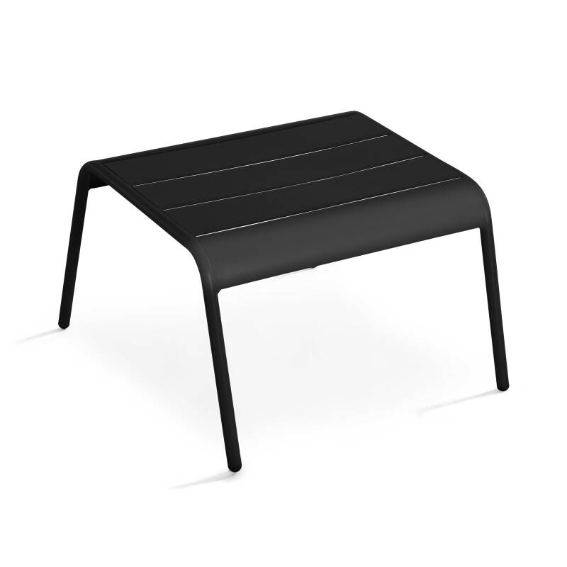 Fauteuil bas et repose-pieds en métal (5/7)