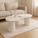 Table basse design forme organique 100x60 cm