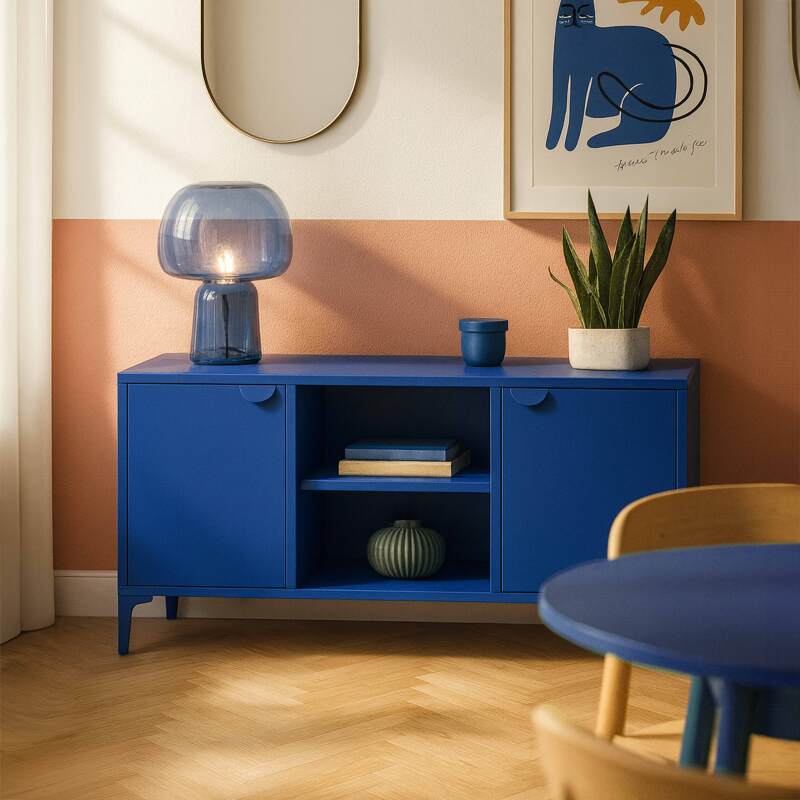 Buffet en métal 2 portes 120 cm