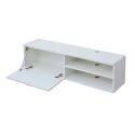 Meuble TV suspendu 120 cm style bohème
