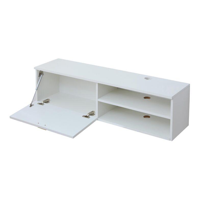 Meuble TV suspendu 120 cm style bohème