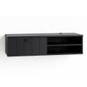 Meuble TV suspendu 120 cm style bohème  