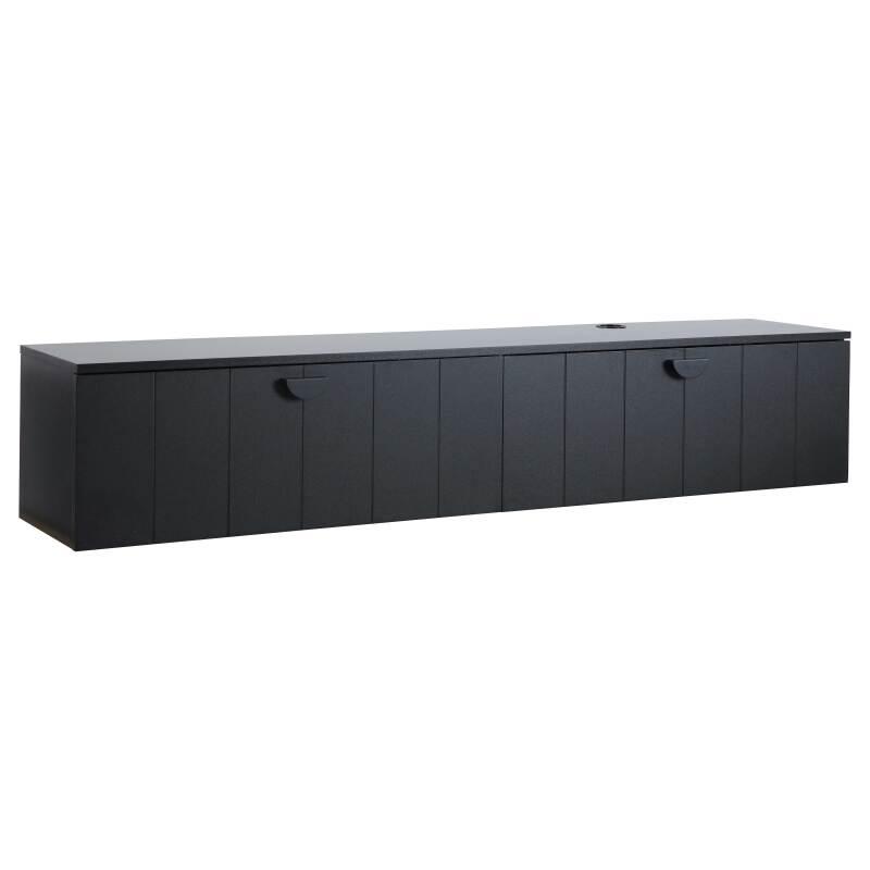Meuble TV suspendu 160 cm style bohème  