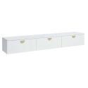 Meuble TV suspendu 200 cm style bohème  
