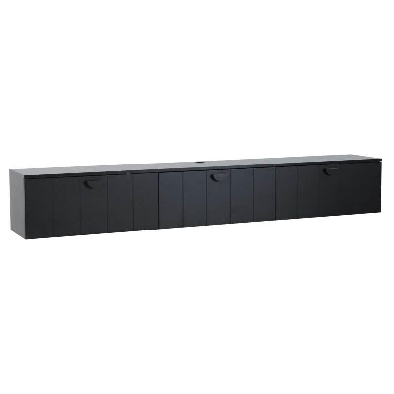 Meuble TV suspendu 200 cm style bohème  