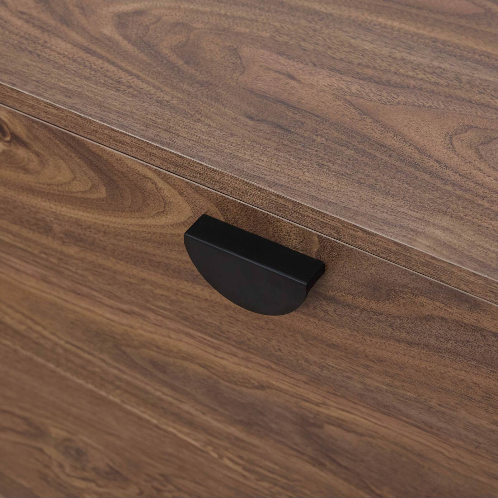 Meuble TV suspendu effet bois 120 cm style industriel 