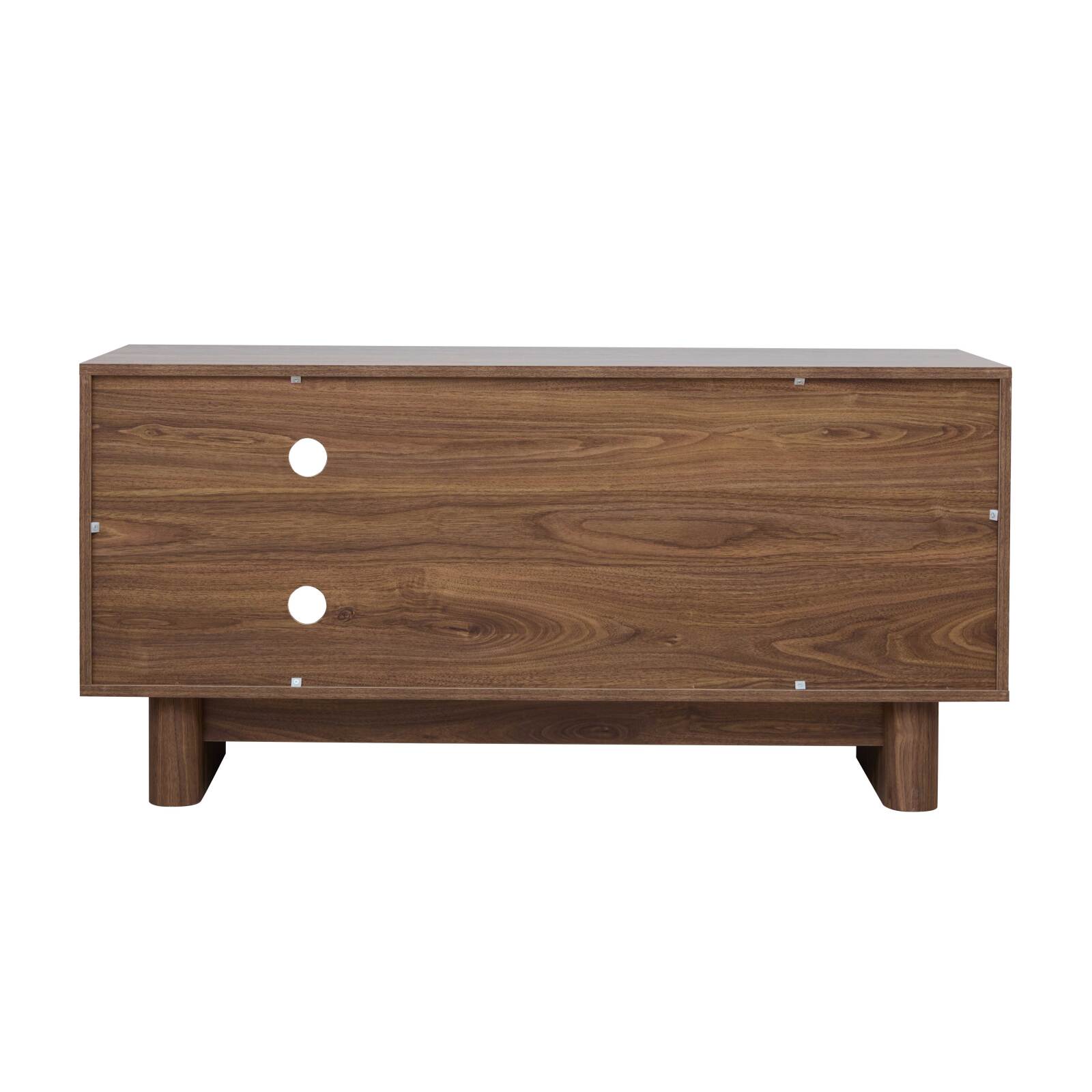 Meuble TV effet bois 120 cm style scandinave