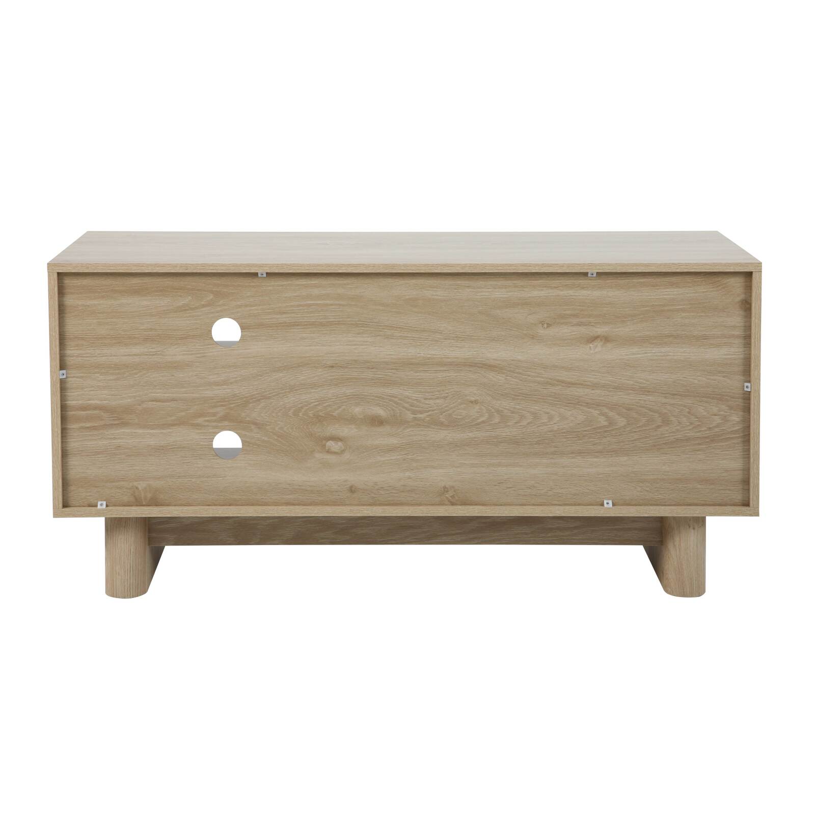Meuble TV effet bois 120 cm style scandinave