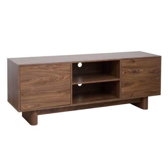 Meuble TV effet bois 160 cm style scandinave