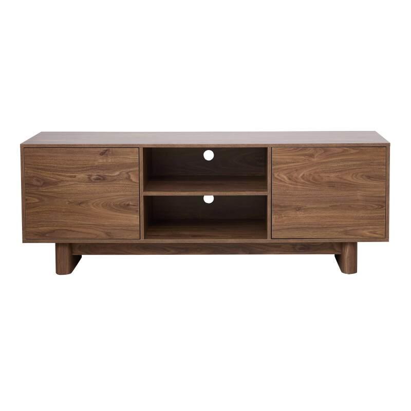 Meuble TV effet bois 160 cm style scandinave (2/6)