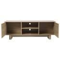 Meuble TV effet bois 160 cm style scandinave