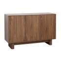 Buffet scandinave effet bois 3 portes 120 cm