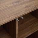 Buffet scandinave effet bois 3 portes 120 cm