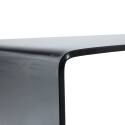 Table basse en verre trempé rectangulaire 110x50 cm 