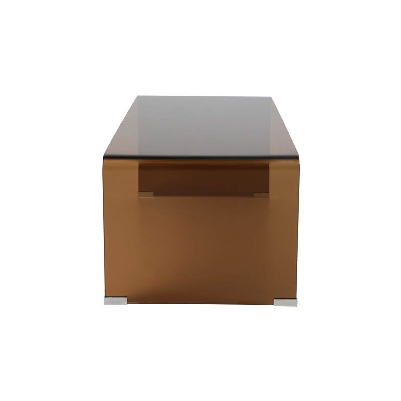 Table basse en verre trempé rectangulaire 110x50 cm  (3/6)