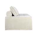 Fauteuil en tissu avec coussins