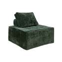 Fauteuil en tissu avec coussins