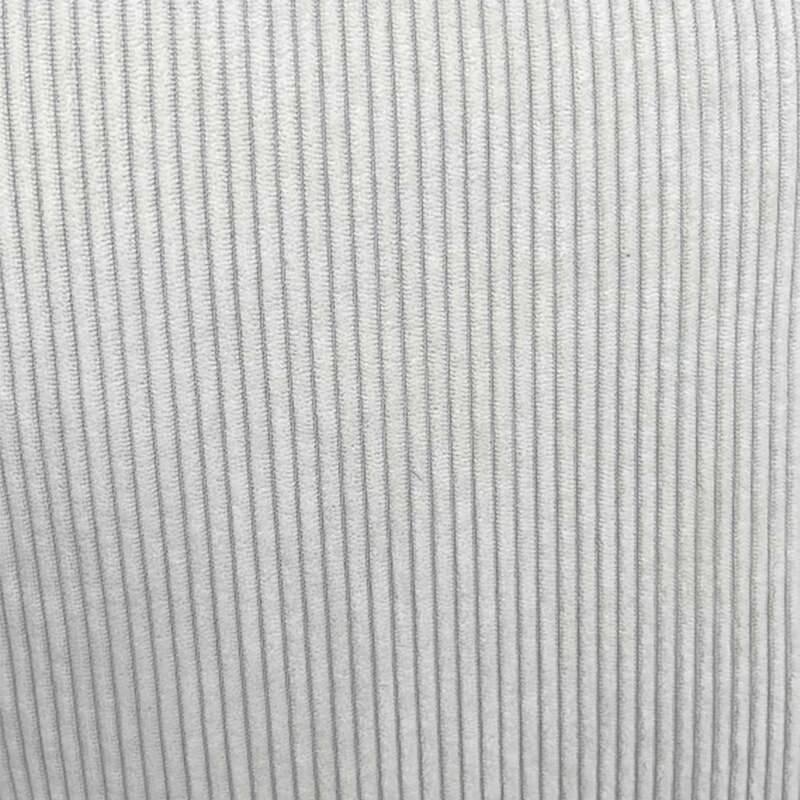 Canapé 2 places en tissu côtelé avec coussins