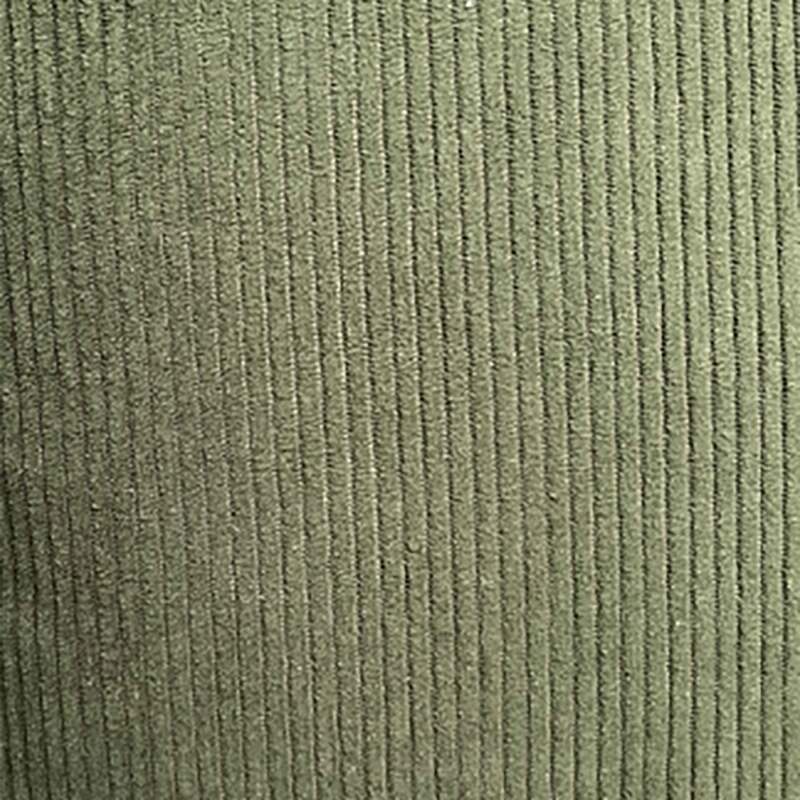 Canapé 2 places en tissu côtelé avec coussins (4/5)