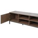 Meuble TV effet bois 200cm style scandinave