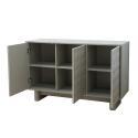 Buffet uni 3 portes 124 cm