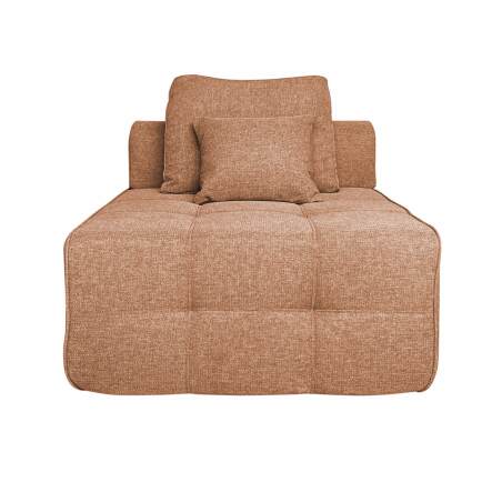 Canapé 5 places en tissu avec pouf et coussins  (5/8)