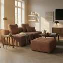 Pouf en tissu