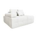 Fauteuil droit pour canapé modulable en tissu avec coussins