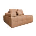Fauteuil droit pour canapé modulable en tissu avec coussins