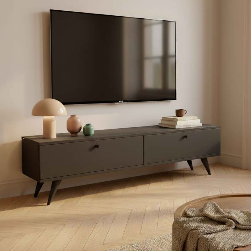 Meuble TV 160 cm style industriel