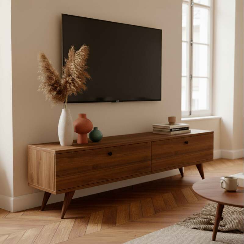 Meuble TV 160 cm style industriel