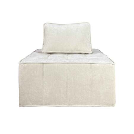 Canapé modulable 3 places en tissu avec coussins  (3/6)