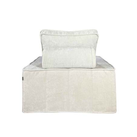 Canapé modulable 3 places en tissu avec coussins  (5/6)