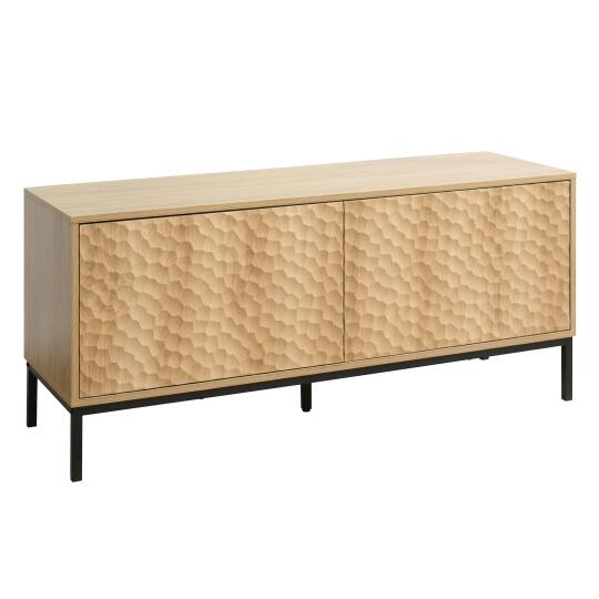 Meuble TV effet bois 120cm