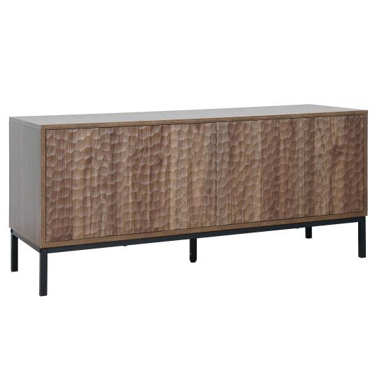 Meuble TV effet bois 120cm