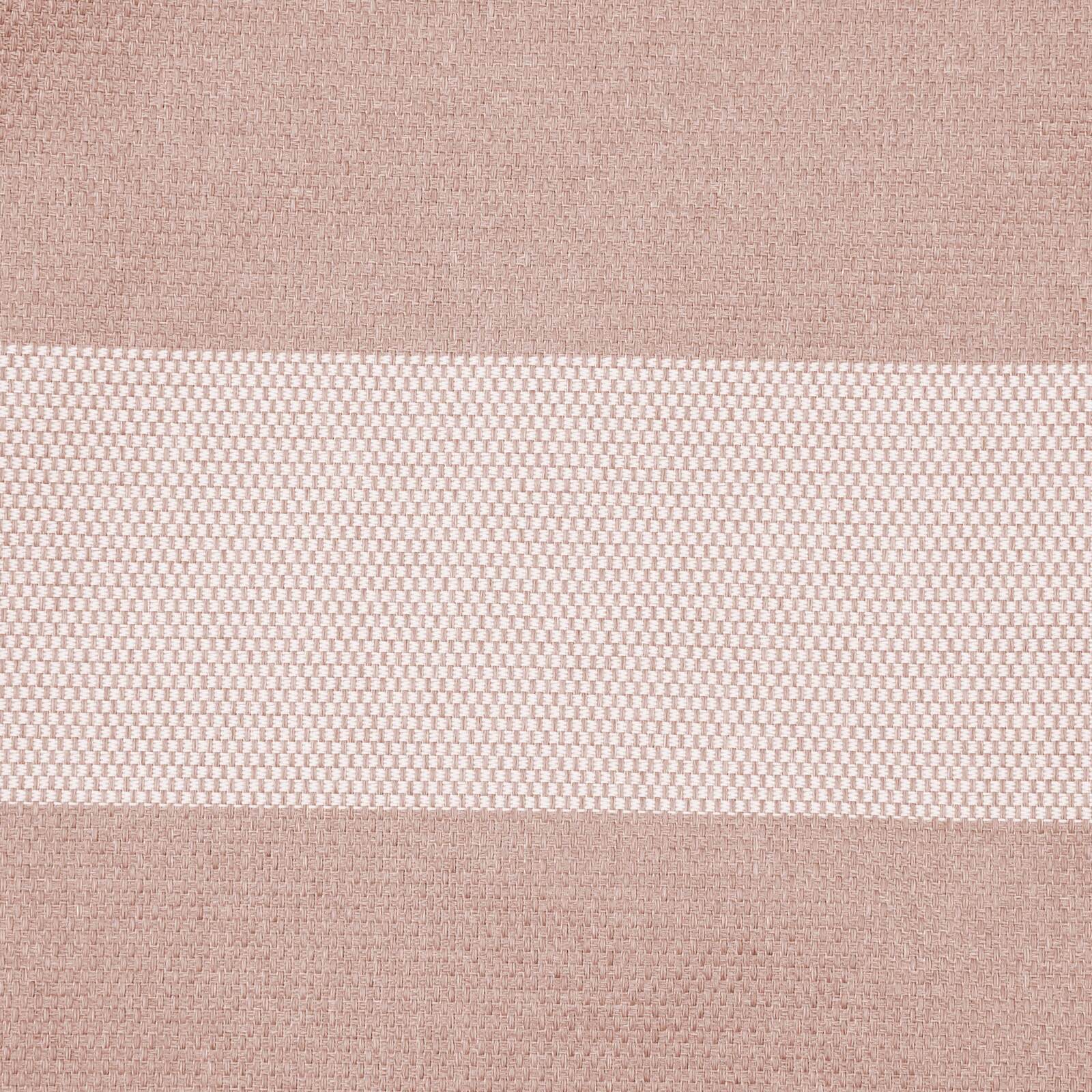 Pouf rayé pour salon de jardin modulable