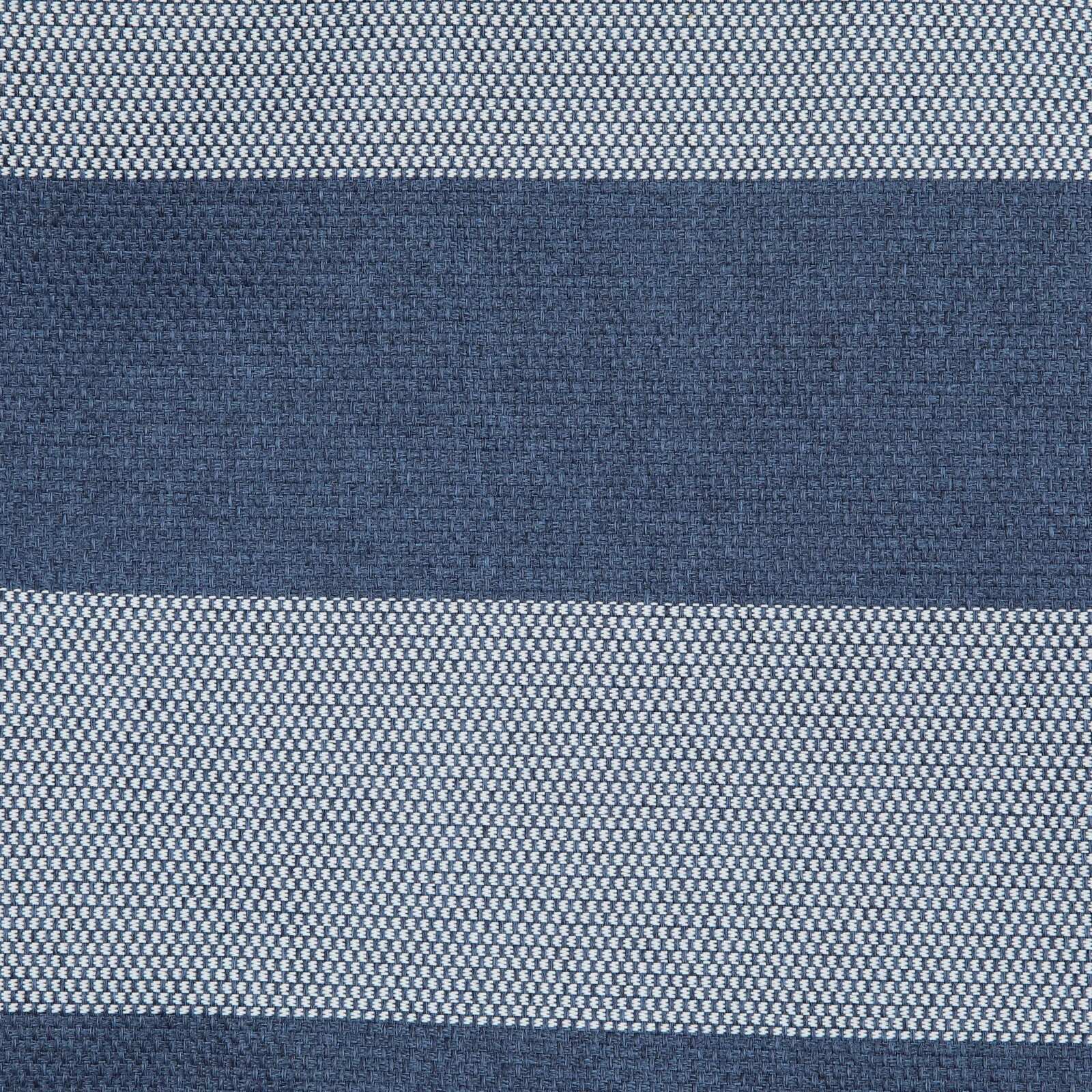 Pouf rayé pour salon de jardin modulable