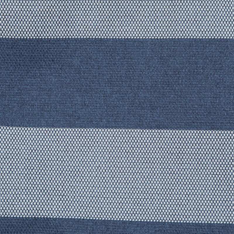 Pouf rayé pour salon de jardin modulable (3/5)