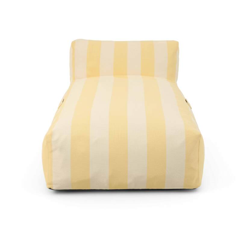 Méridienne modulable rayé pour salon de jardin  (3/6)