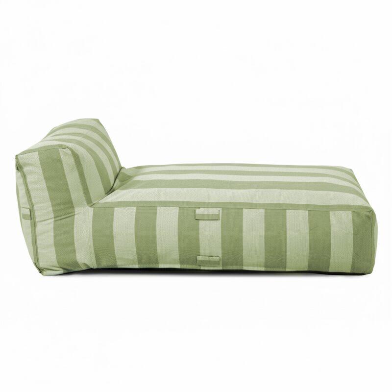 Méridienne modulable rayé pour salon de jardin  (2/6)